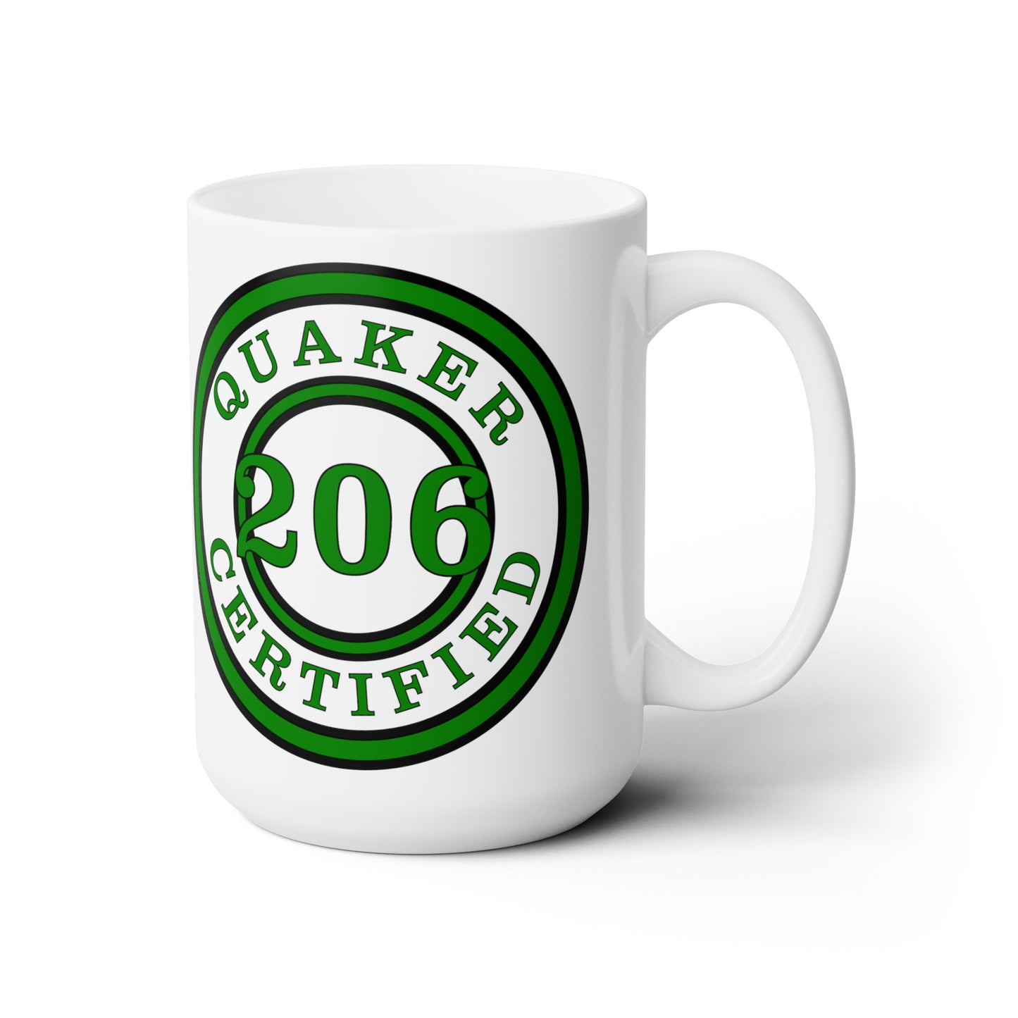 Seattle Certified Franklin 15 oz Microwave-Safe Ceramic Mug