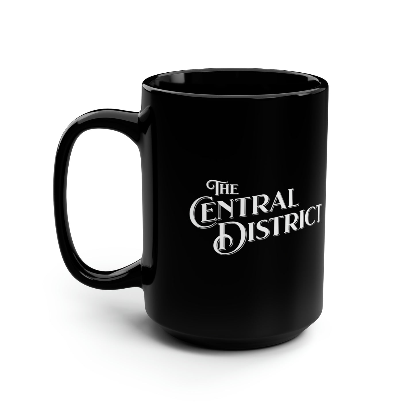 "Neighborhood Collection" The Central District Black Mug, 15oz