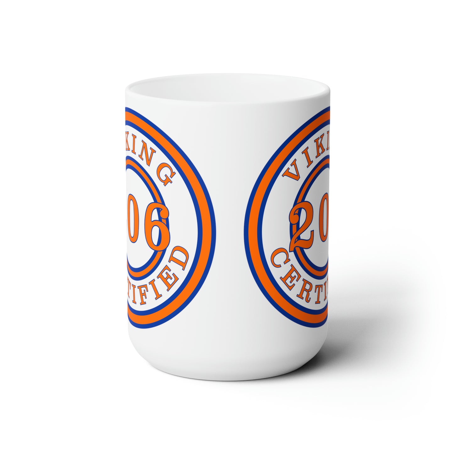 Seattle Certified Rainier Beach Vikings 15 oz Ceramic Microwave-Safe Mug
