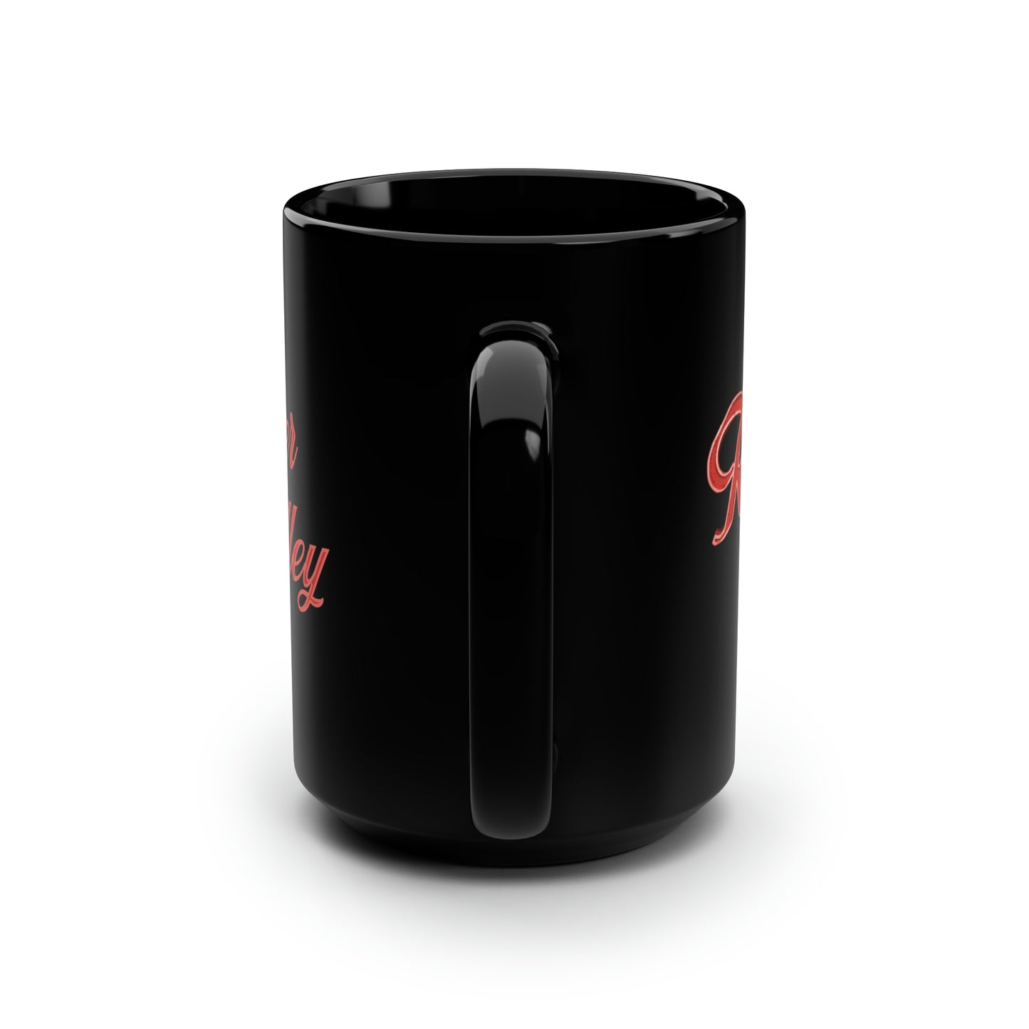 "Neighborhood Collection" Rainier Valley Retro Rainier Beer "R" Black Mug, 15oz