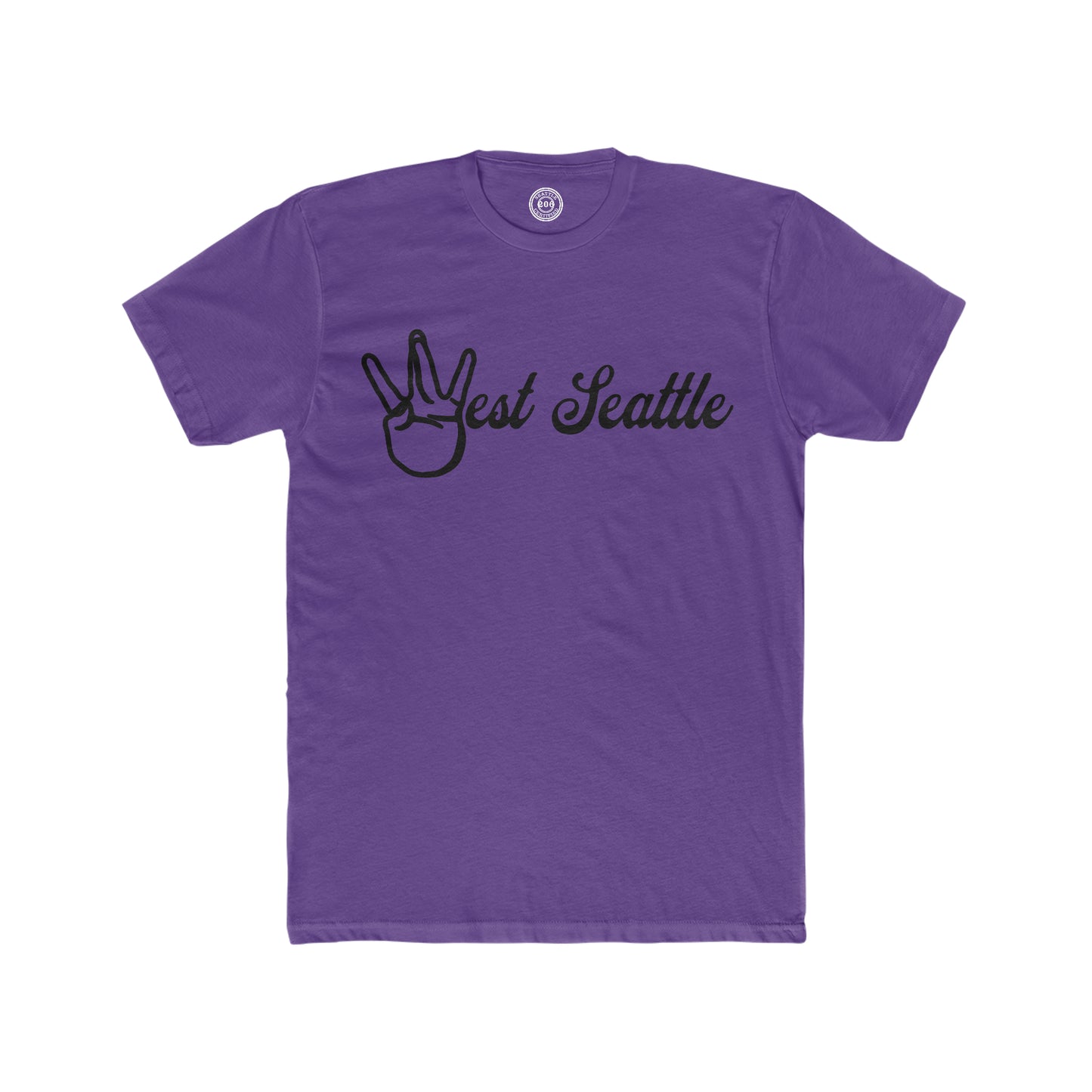 "Neighborhood Collection" West Seattle Unisex Cotton Crew Tee