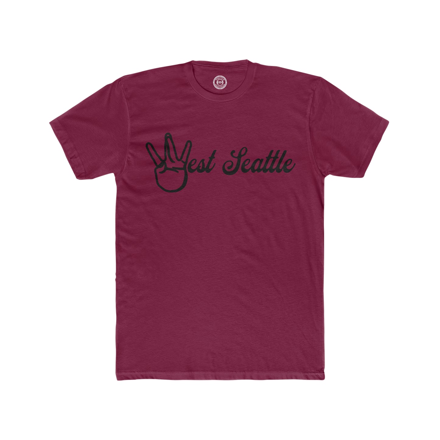 "Neighborhood Collection" West Seattle Unisex Cotton Crew Tee