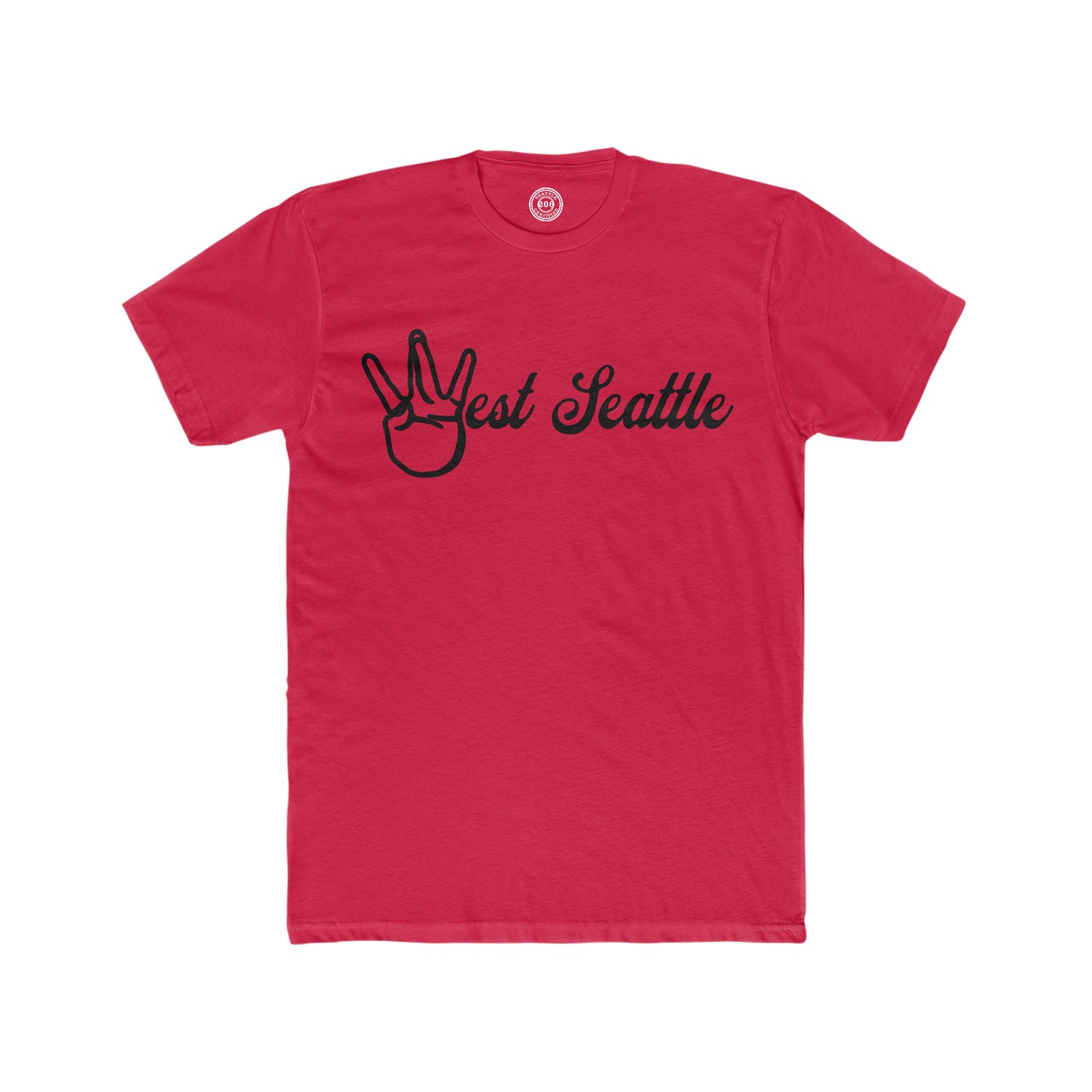 "Neighborhood Collection" West Seattle Unisex Cotton Crew Tee