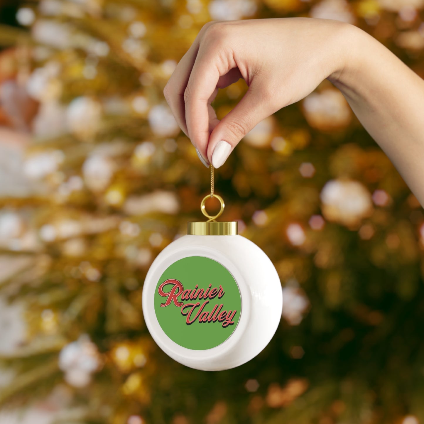Seattle Certified Rainier Valley Christmas Ball Ornament