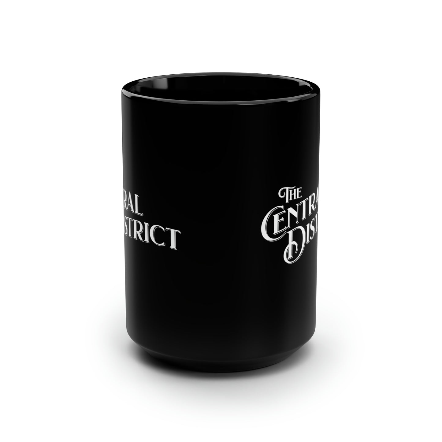 "Neighborhood Collection" The Central District Black Mug, 15oz