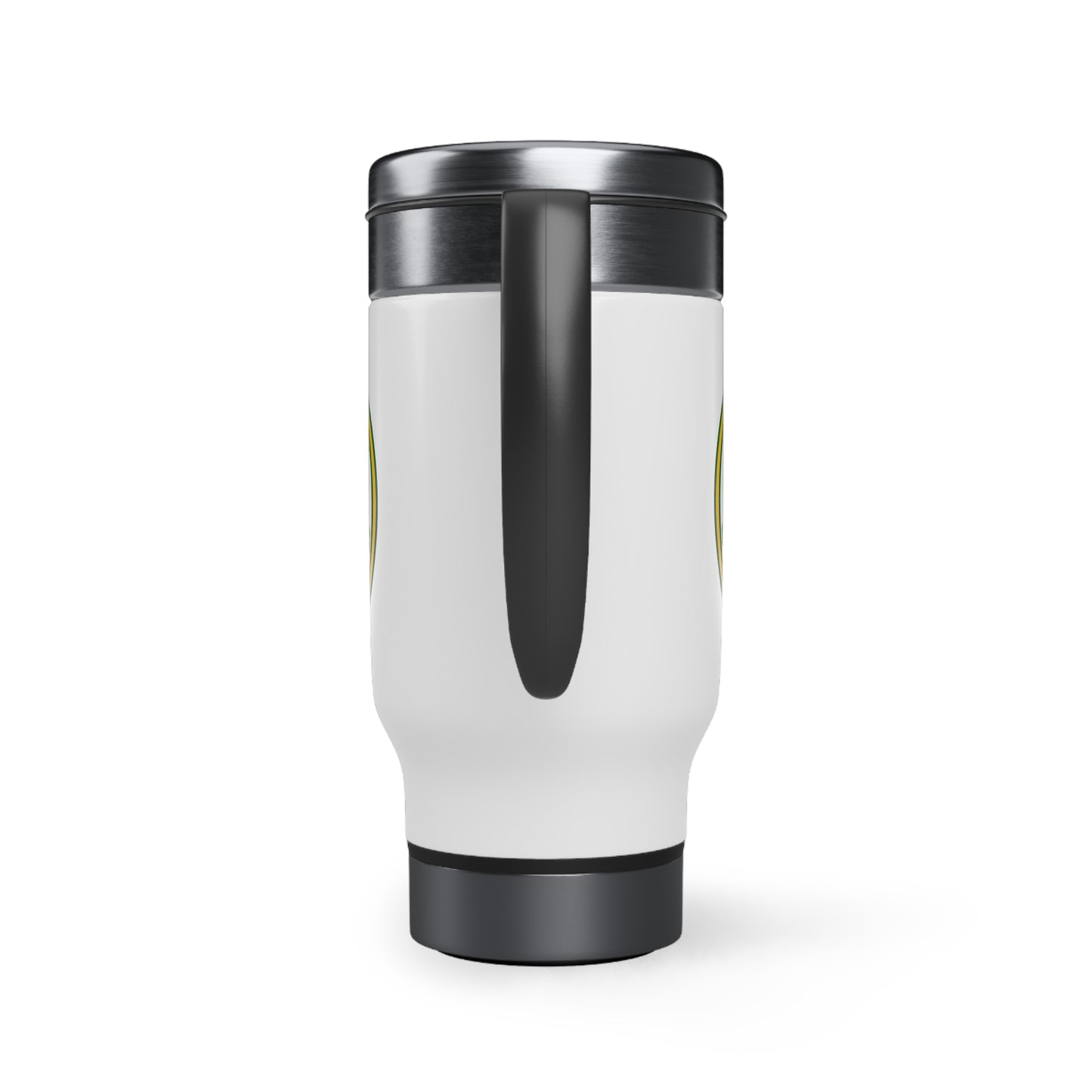 "Seattle Certified" Slam Dunk Sonics Stainless Steel Travel Mug with Handle, 14oz