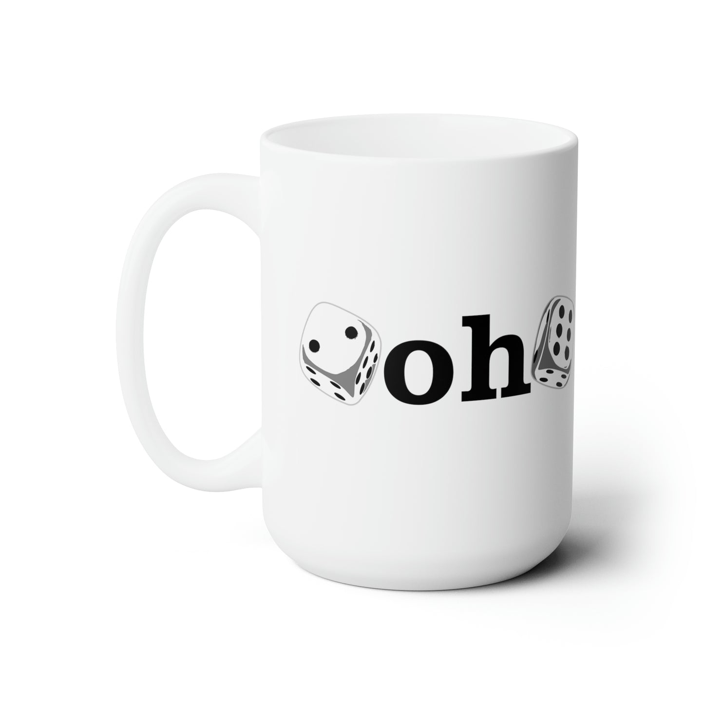 "Two oh Six" Dice 15 oz Microwave-Safe Ceramic Mug
