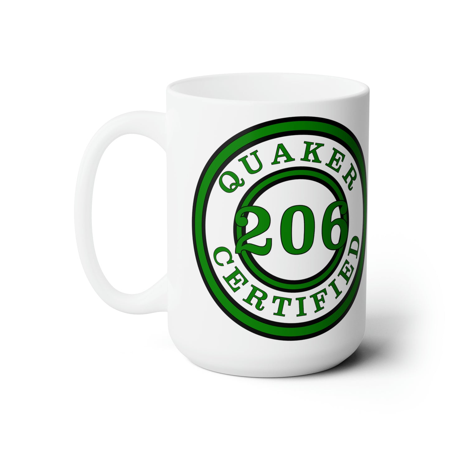 Seattle Certified Franklin 15 oz Microwave-Safe Ceramic Mug