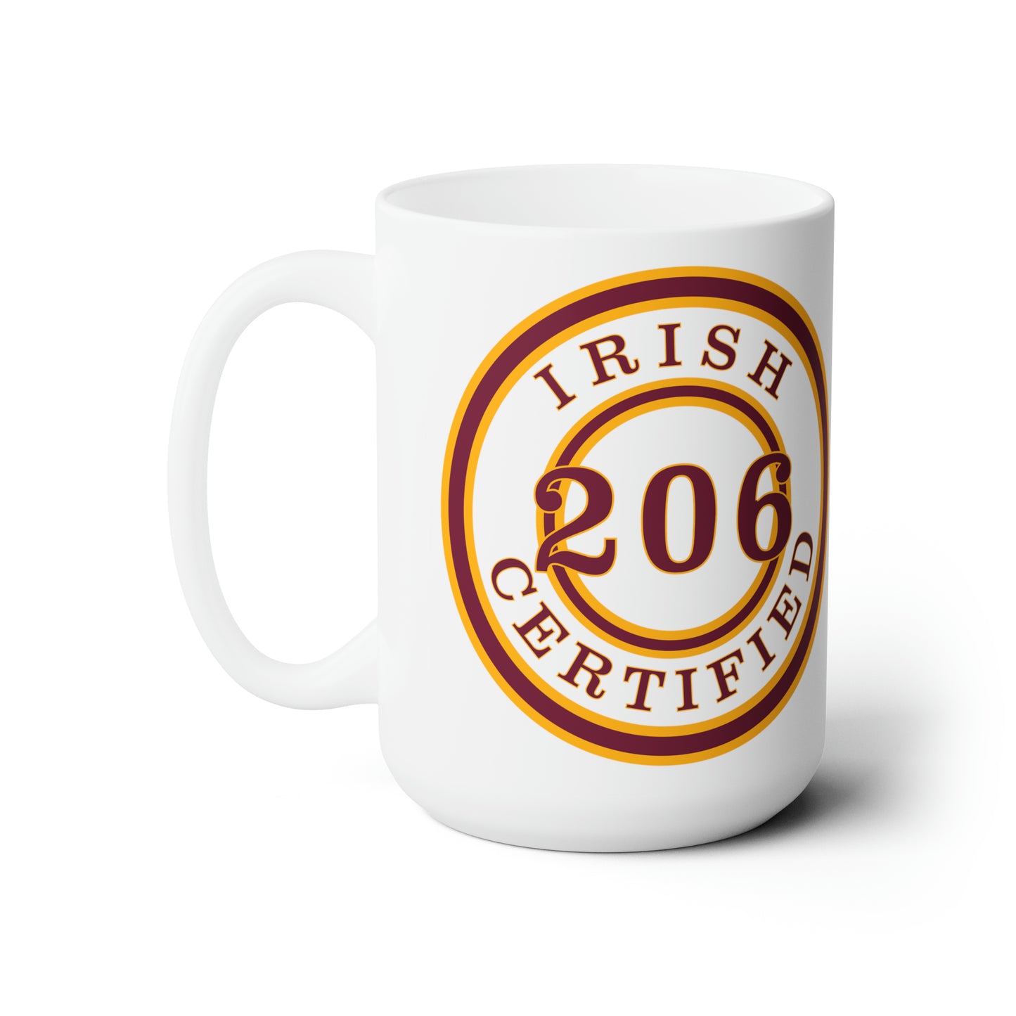 Seattle Certified O'Dea Irish 15 oz Microwave-Safe Ceramic Mug