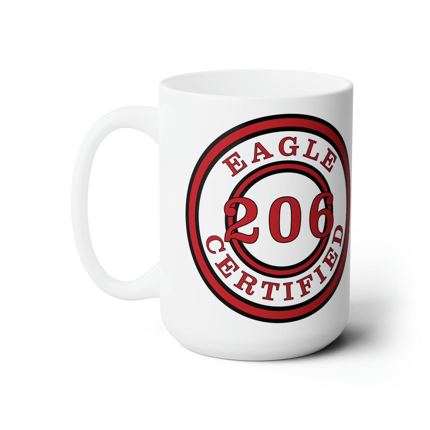 Seattle Certified Cleveland Eagles 15 oz Ceramic Microwave-Safe Mug