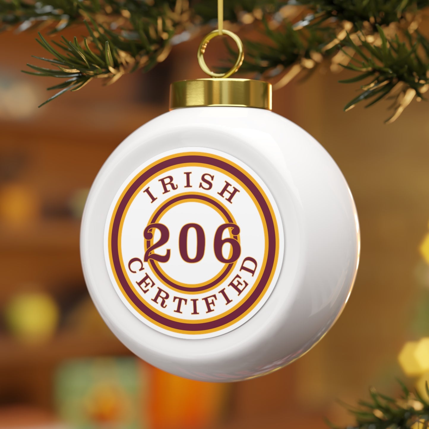 Seattle Certified O'Dea Irish Christmas Ball Ornament