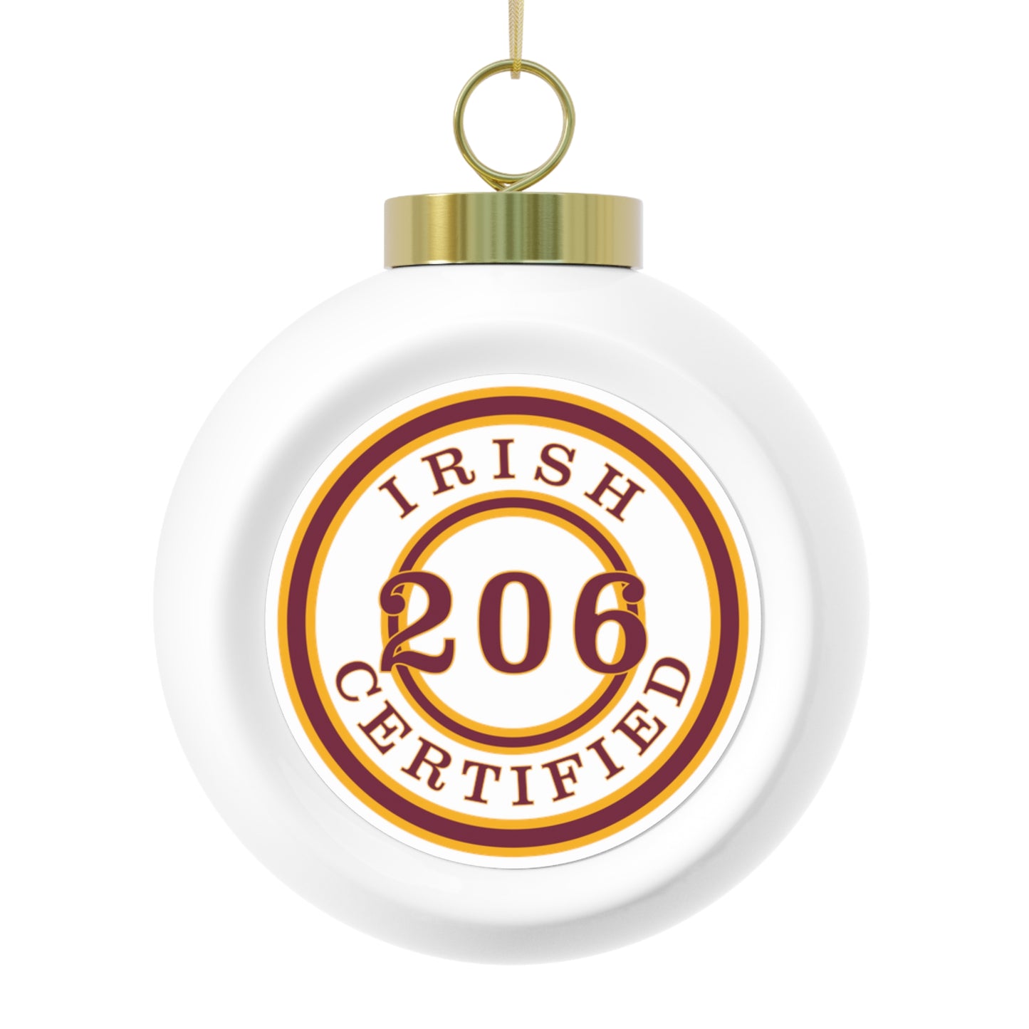 Seattle Certified O'Dea Irish Christmas Ball Ornament