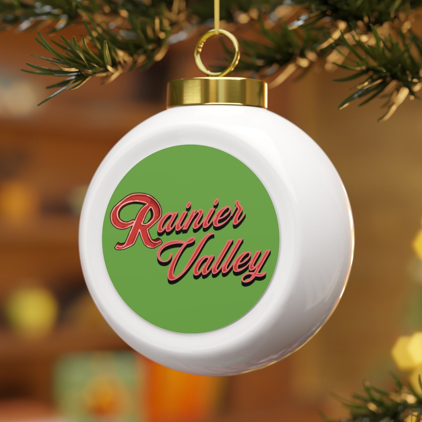 Seattle Certified Rainier Valley Christmas Ball Ornament