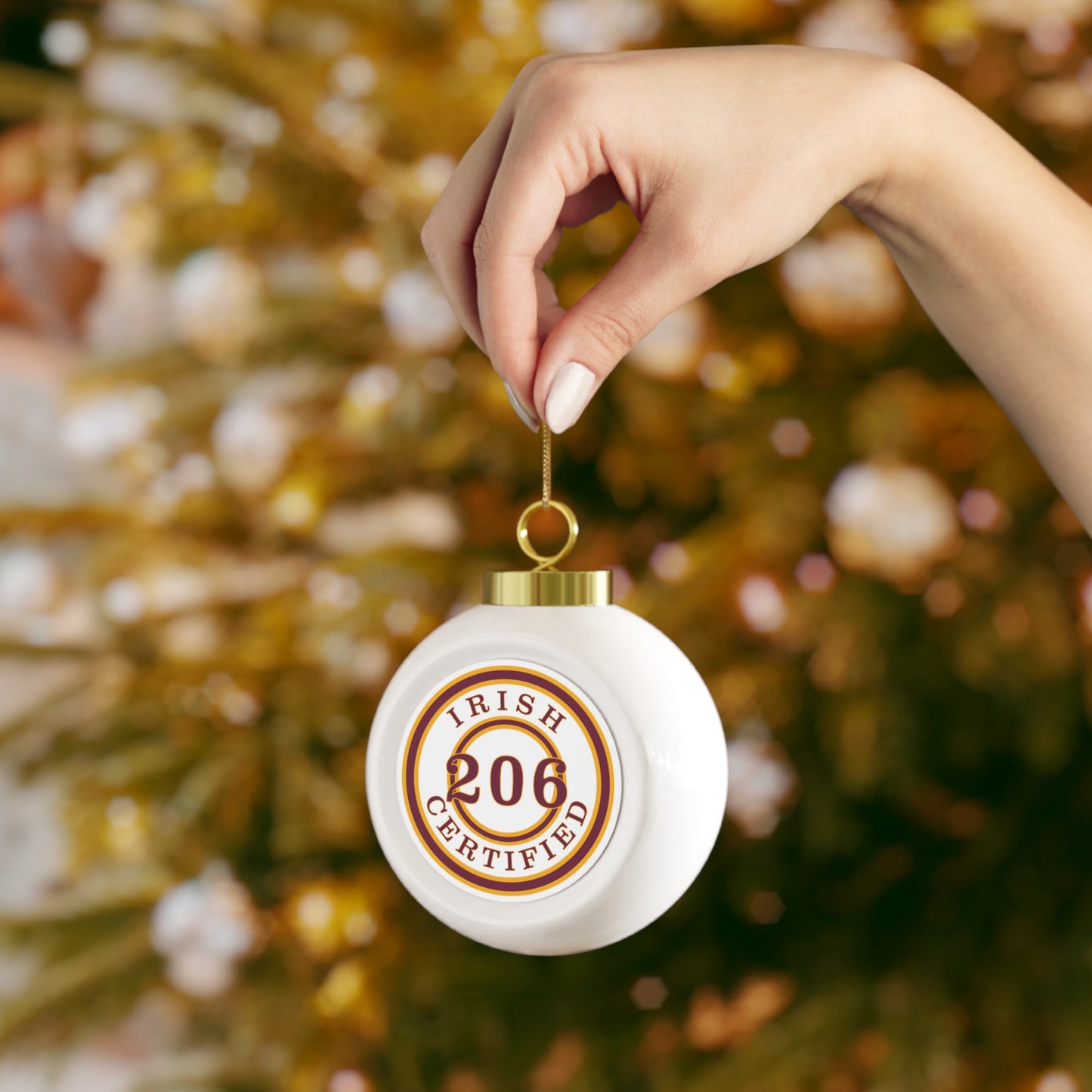 Seattle Certified O'Dea Irish Christmas Ball Ornament