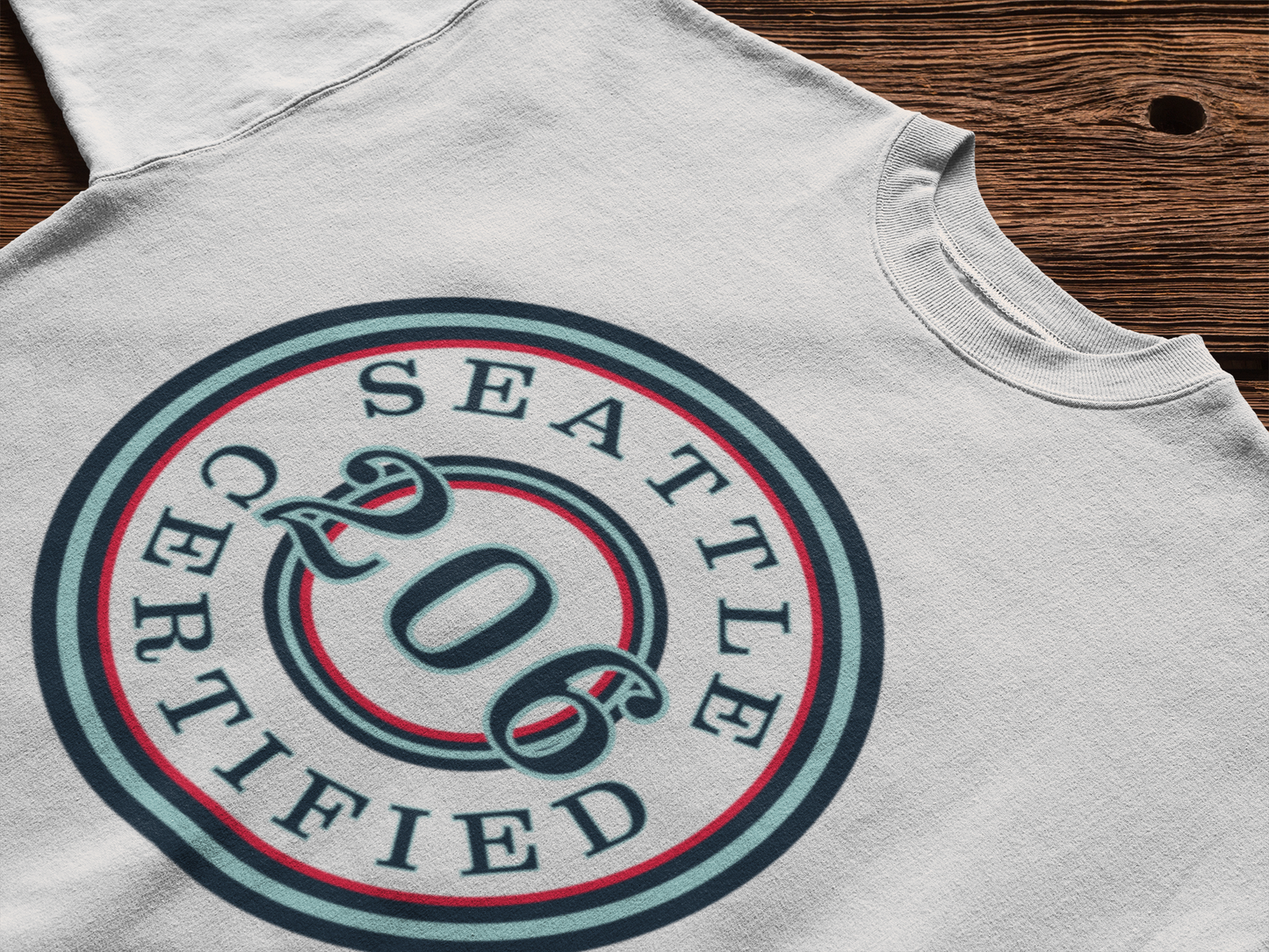 "Seattle Certified" Hat Trick Kraken Unisex Heavy T-Shirt