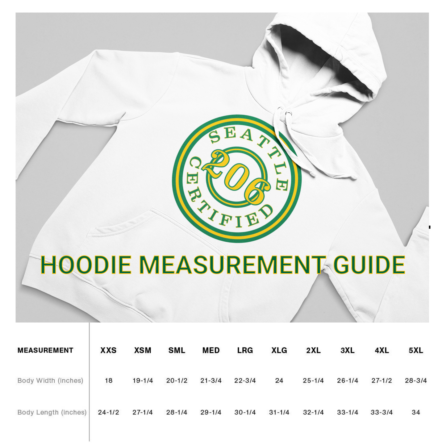 "Seattle Certified" Slam Dunk Sonics Hoodie