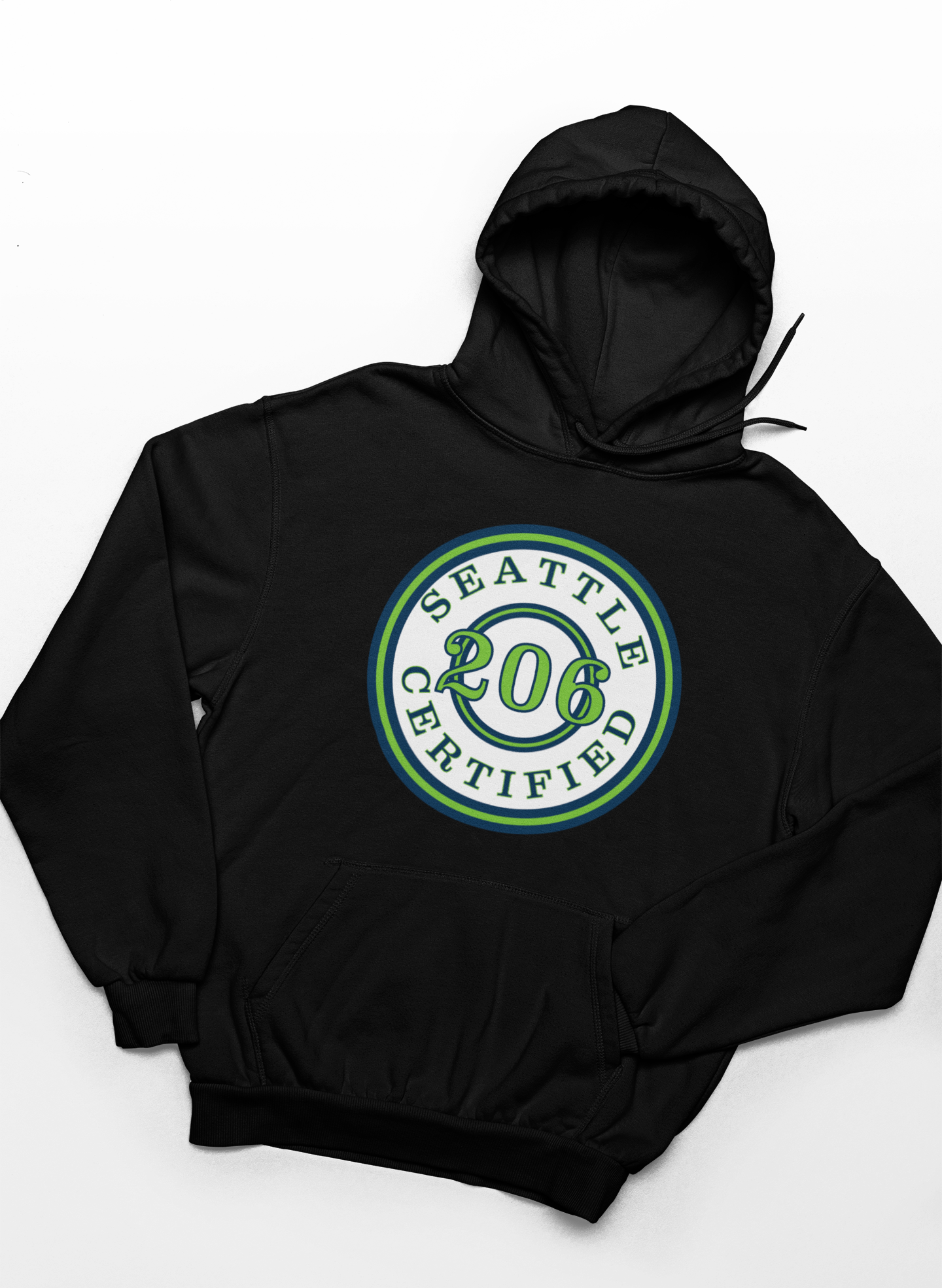 "Seattle Certified" Touchdown Hawks Hoodie