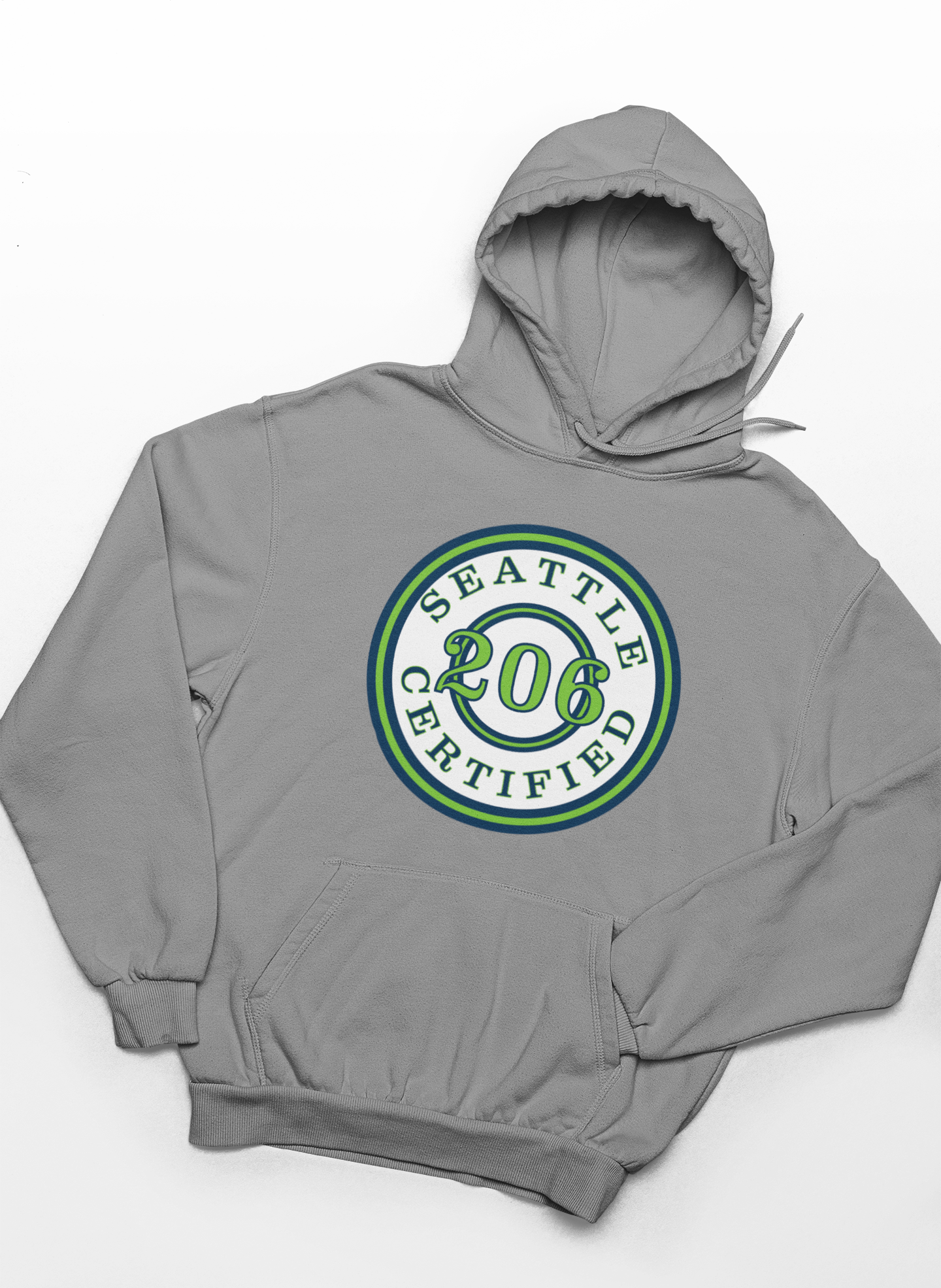 "Seattle Certified" Touchdown Hawks Hoodie