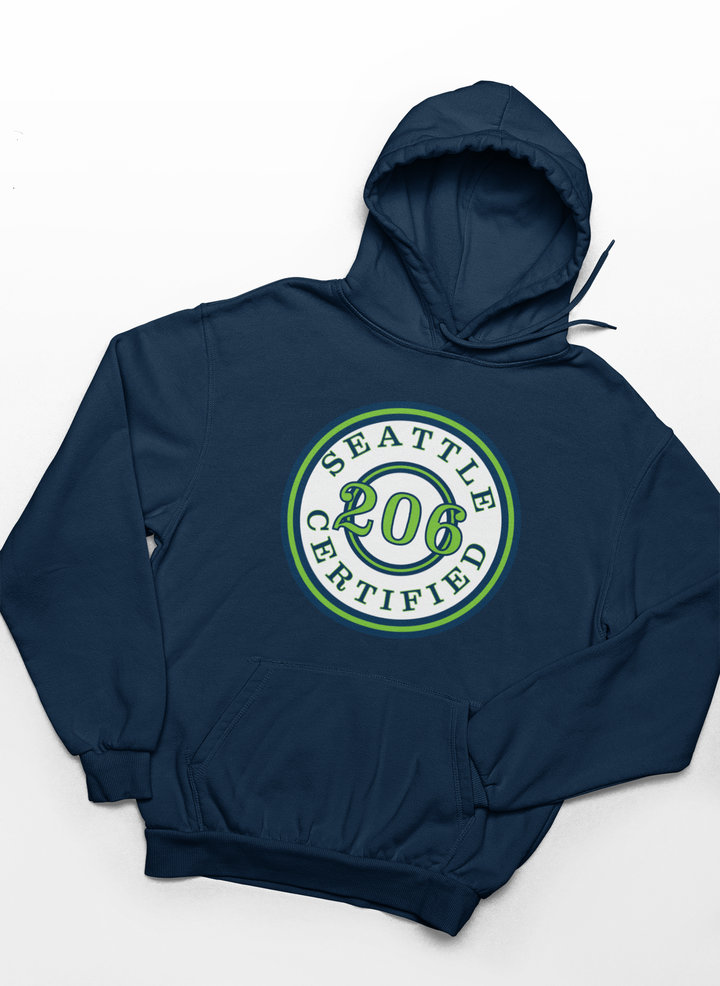 "Seattle Certified" Touchdown Hawks Hoodie