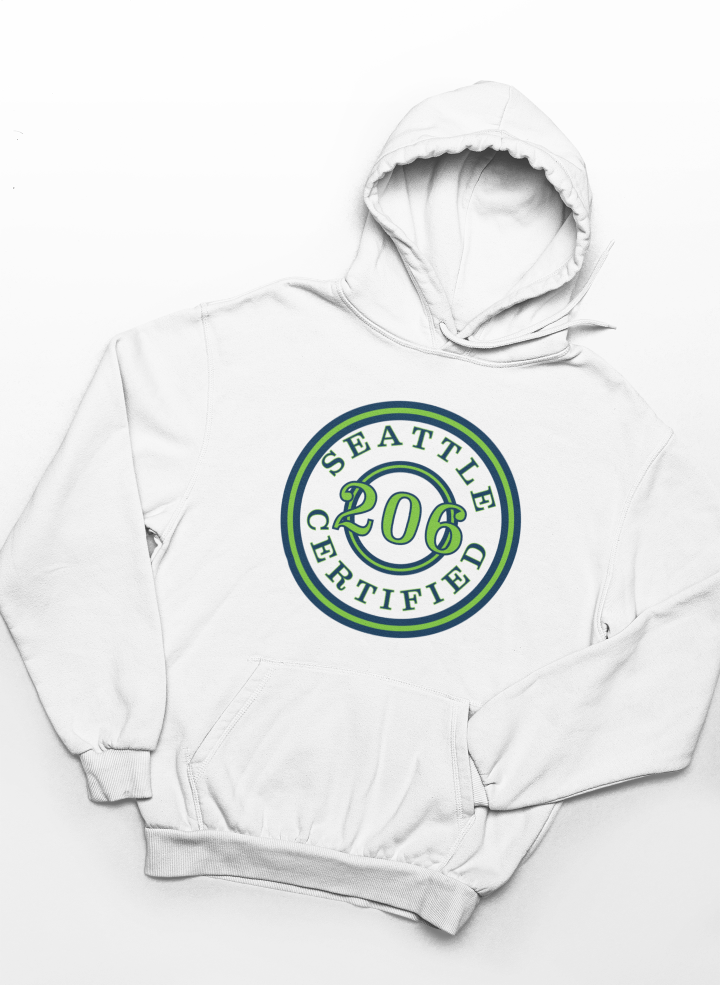 "Seattle Certified" Touchdown Hawks Hoodie