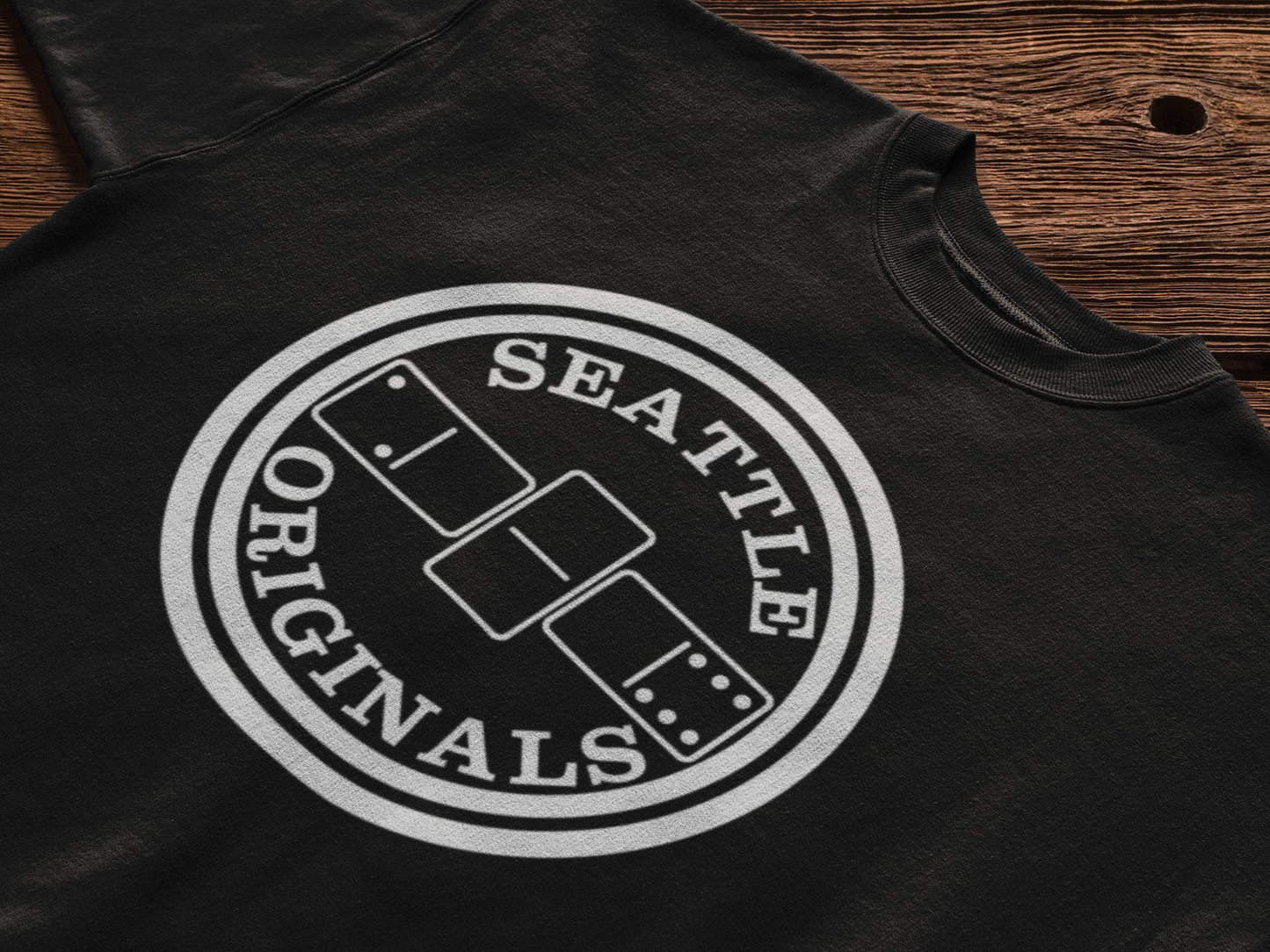 "Seattle Originals" 206 Dominoes Unisex Heavy T-Shirt