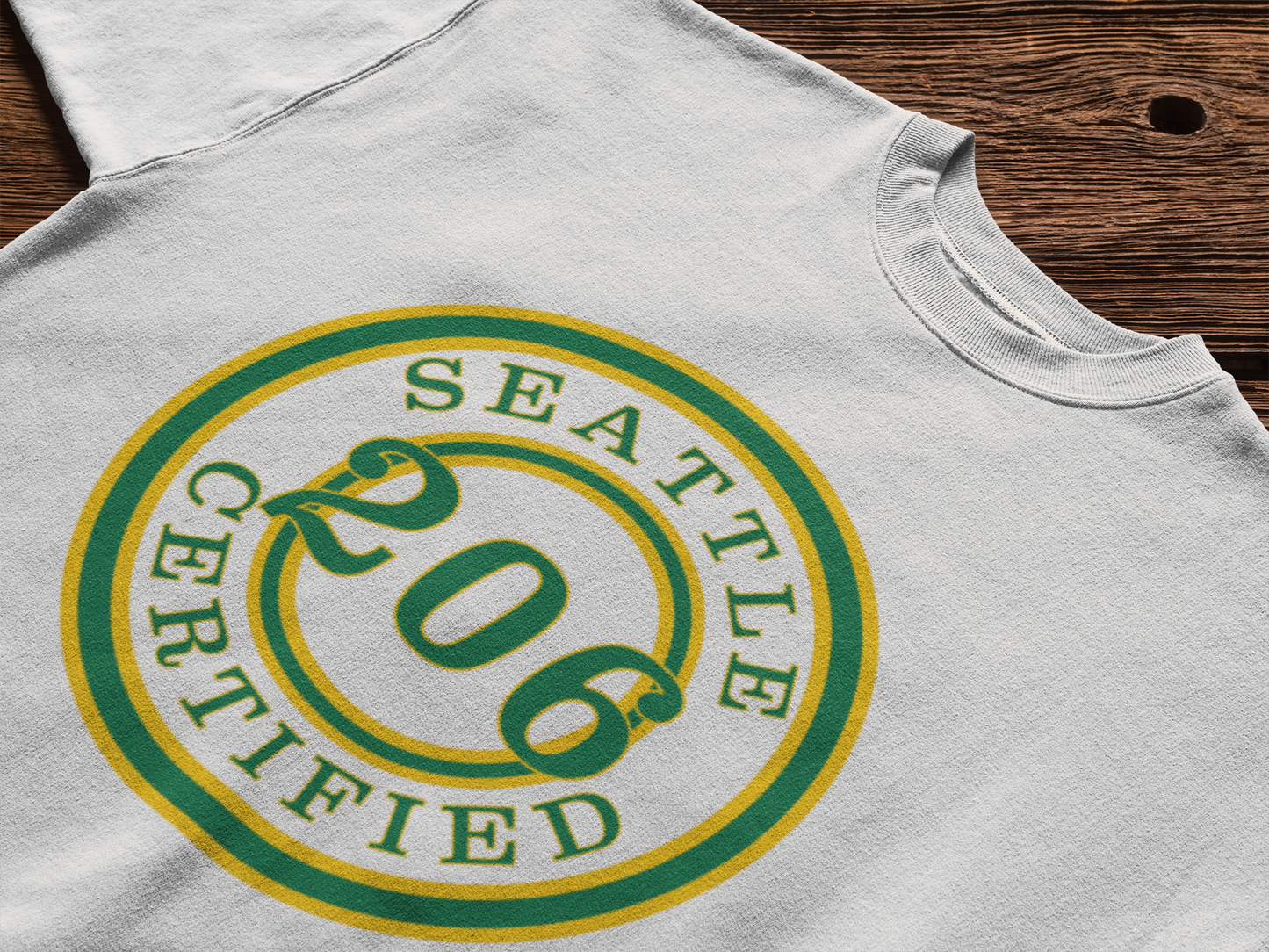 "Seattle Certified" Slam Dunk Sonics Unisex Heavy T-Shirt