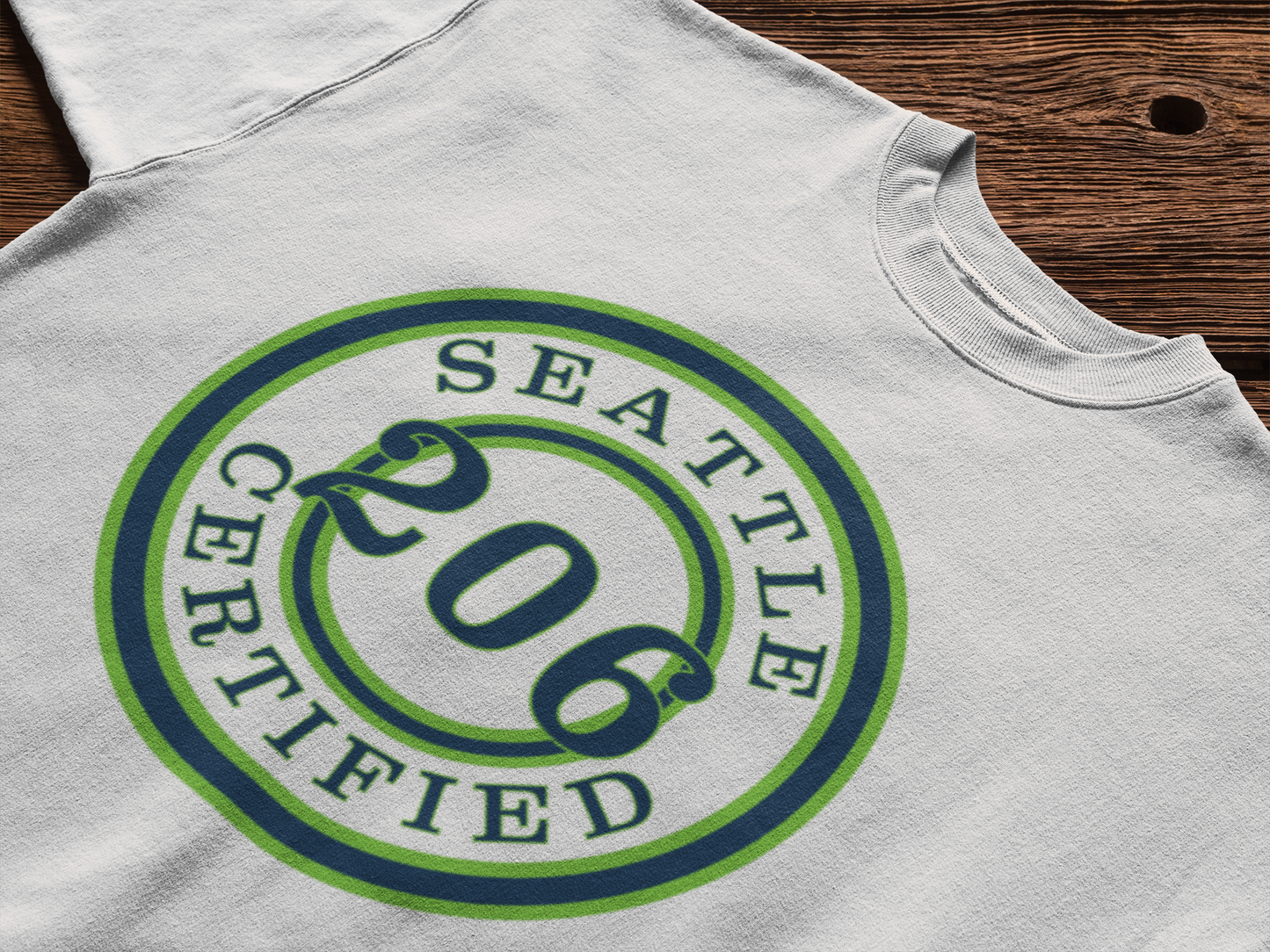 "Seattle Certified" Touchdown Hawks Unisex Heavy T-Shirt