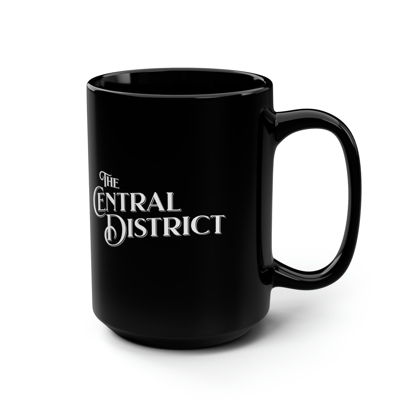 "Neighborhood Collection" The Central District Black Mug, 15oz