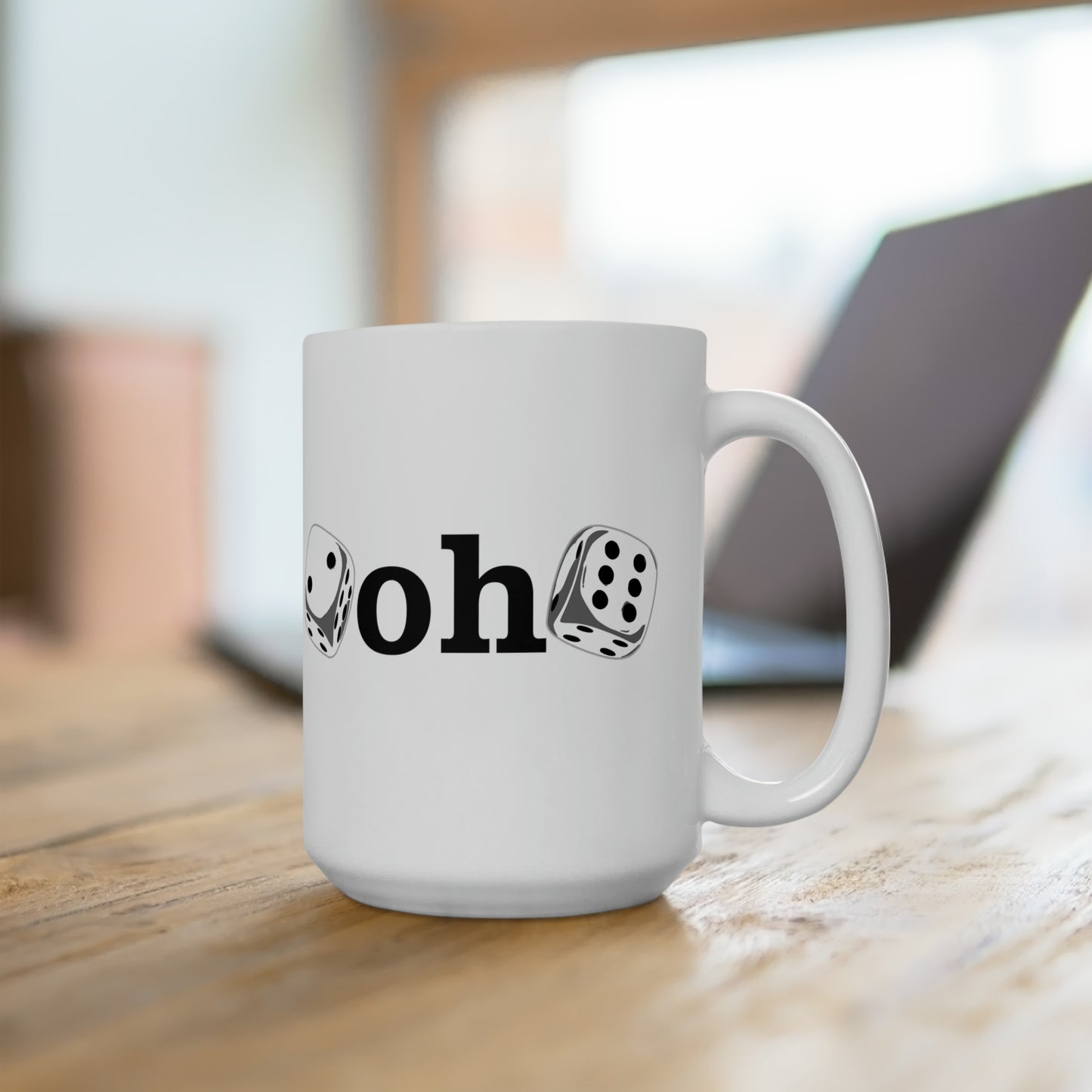 "Two oh Six" Dice 15 oz Microwave-Safe Ceramic Mug