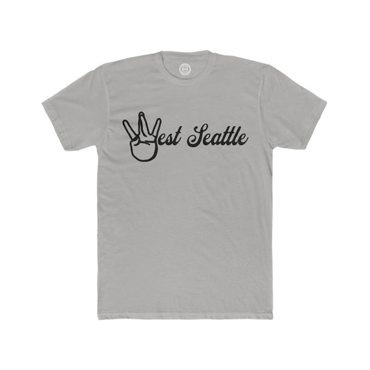 "Neighborhood Collection" West Seattle Unisex Cotton Crew Tee