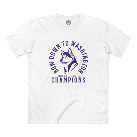 "Bow Down To Washington" Forever Pac-12 Champions T-Shirt