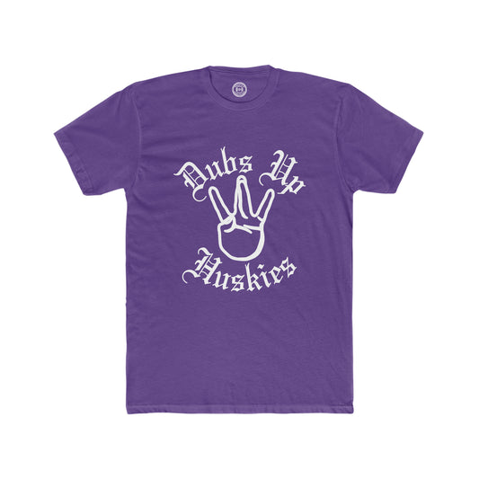 "Dubs Up" Washington Huskies Unisex Cotton Crew Tee