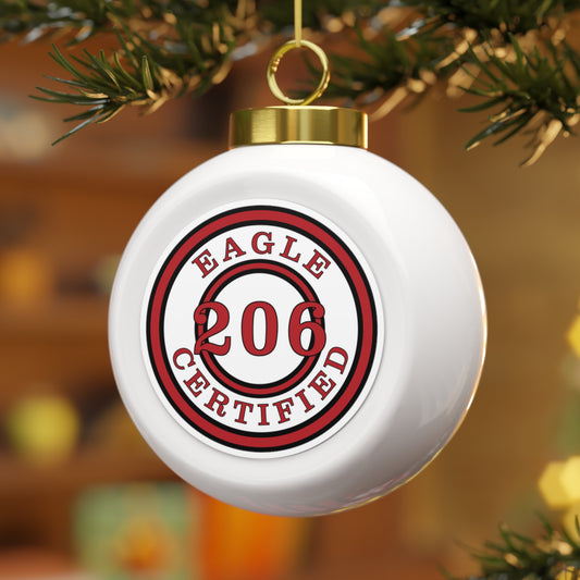 Seattle Certified Cleveland Eagles Christmas Ball Ornament