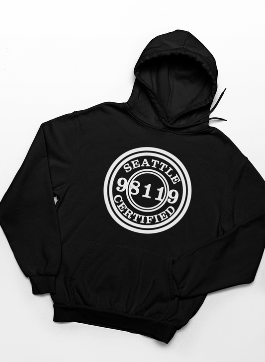 Seattle Certified Rep Your Zip 98119 Hoodie