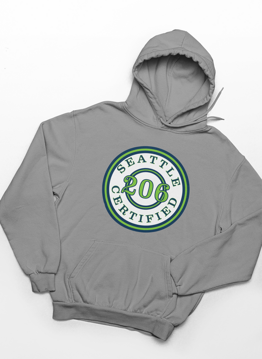 "Seattle Certified" Touchdown Hawks Hoodie