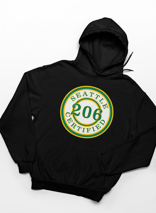 "Seattle Certified" Slam Dunk Sonics Hoodie